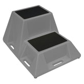Grey Double Step Stand 36"x28"x20" by FarrellPack - TSSS2GREY