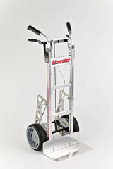 Double Grip Disc Brake Hand Truck with No Flat Wheels and Stair Climber