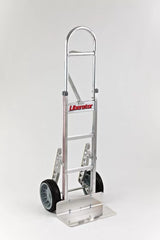 Vertical Grip Hand Truck with No Flat Wheels and Stair Climbers