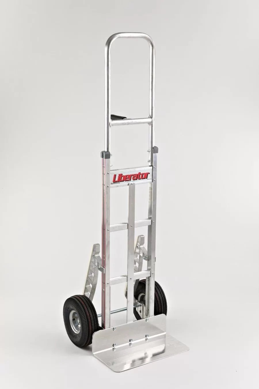 Single Pin Grip Hand Truck with Pneumatic Wheels and Stair Climber