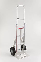 Single Pin Grip Hand Truck with Pneumatic Wheels and Stair Climber