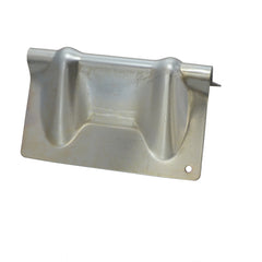 Kinedyne Steel Corner Protector for Straps, Cables, and Chain showing zinc-plated steel construction and grooved profile for straps