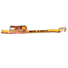 Kinedyne 2" by 30' Narrow Wire Hook Wide Handle Ratchet Strap product image showing Kinedyne hardware and 2084F webbing