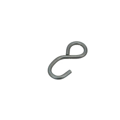 Kinedyne 1" Zinc Plated S Hook by Kinedyne, zinc plated carbon steel S hook for cargo securement and tie-downs.