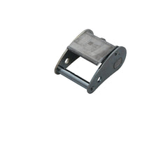 Kinedyne 2" Cam Buckle by Kinedyne showing diecast zinc alloy cam and webbing interface for industrial tie-down use