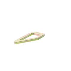 Kinedyne 2" Flat Delta Ring end fitting made of zinc-plated heat-treated carbon steel for 2" webbing