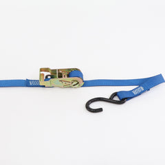 Kinedyne 1 inch by 15 foot Heavy-Duty Vinyl Coated S Hook Ratchet Utility Strap by Kinedyne, used for securing small cargo