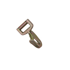 Kinedyne 2" Forged Twisted Snap Hook by Kinedyne, zinc-plated forged snap hook for 2-inch webbing, industrial tie-down