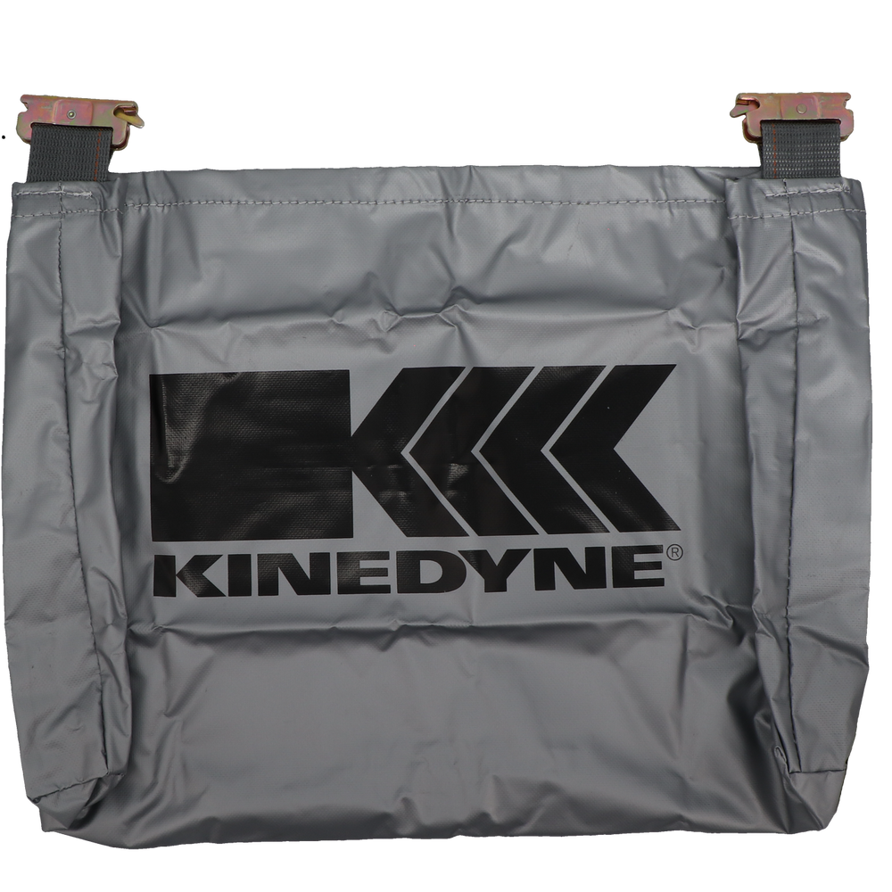 Kinedyne Logistic Strap Storage Bag, durable vinyl strap storage bag for Series E or A track, used in fleets and warehouses