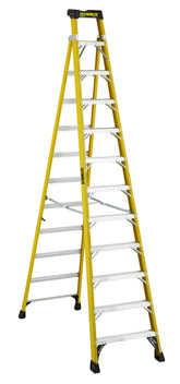 FEATHERLITE FXS6912 12′ EXTRA-HEAVY DUTY FIBERGLASS CROSS STEP LADDER