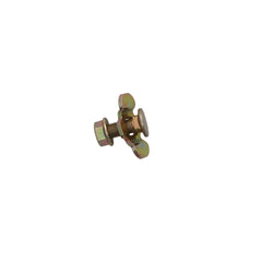 Kinedyne Series L Single Securement Point Fitting w/ Stud Nut, heat-treated carbon steel, compact tie-down fitting