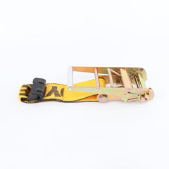 Kinedyne 4" Flat Hook Ratchet Strap Replacement Fixed End w/ Ratchet by Kinedyne, industrial 4-inch flat hook assembly