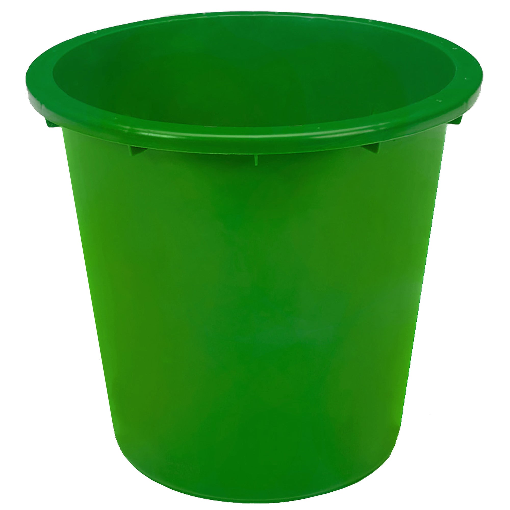 Green 15" Diameter x 13" Tall Solid Container - 007671GREEN