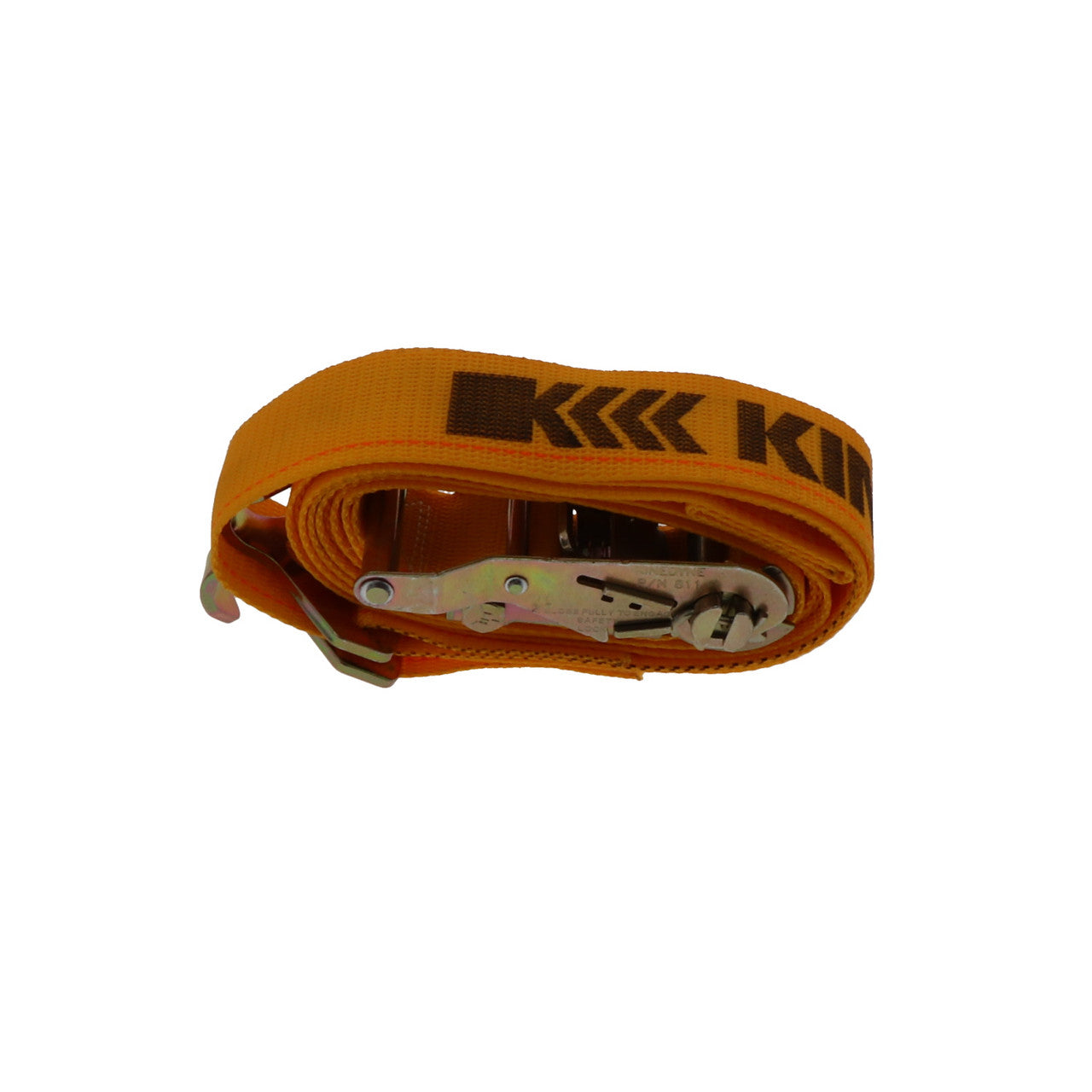 Kinedyne 2" by 12' Plate Trailer Hook Logistic Ratchet Strap by Kinedyne for industrial load securement