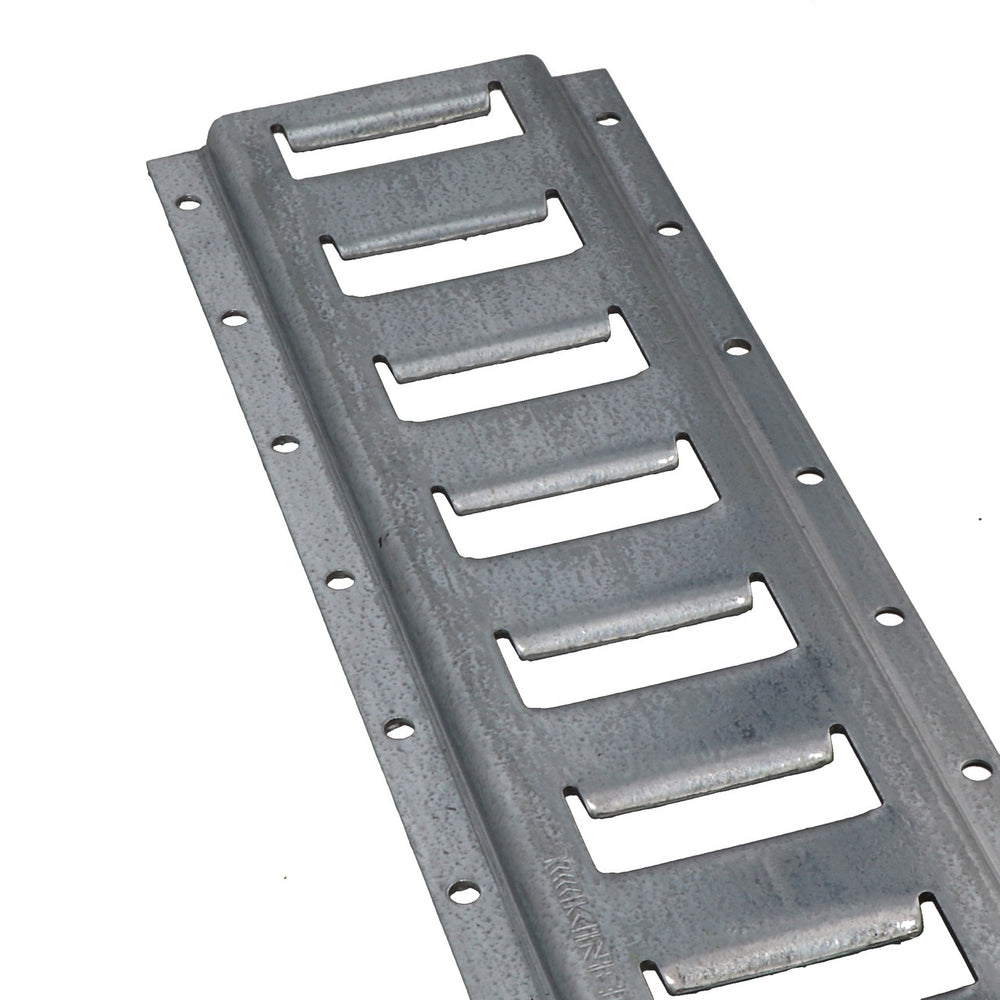 Kinedyne 10' Series E Galvanized Horizontal Logistic Track by Kinedyne for floor or wall-mounted cargo tie-downs in trailers and facilities