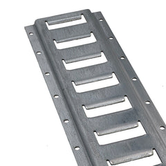 Kinedyne 10' Series E Galvanized Horizontal Logistic Track by Kinedyne for floor or wall-mounted cargo tie-downs in trailers and facilities