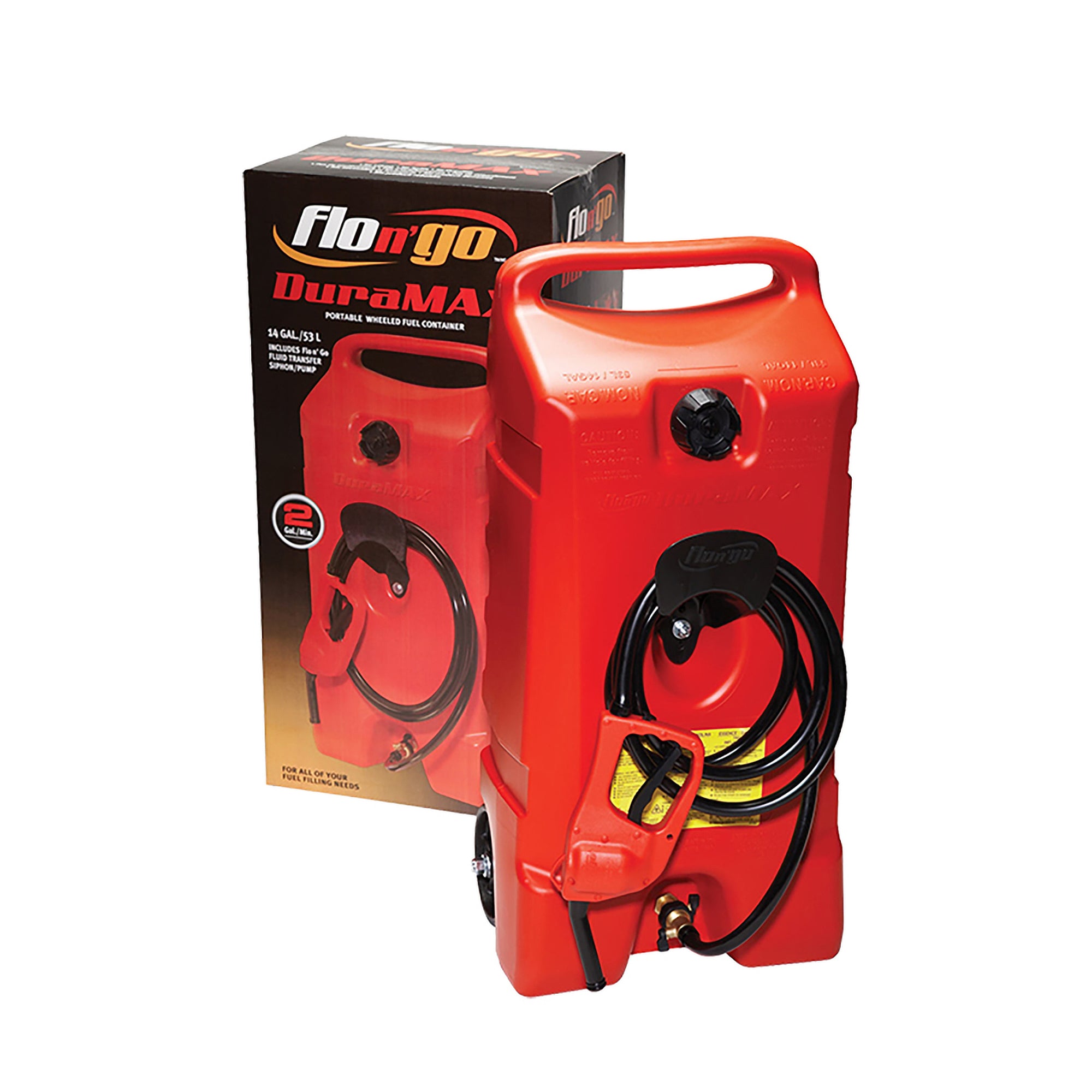 Red Duramax 14 Gallon Wheeled Gasoline Container by FarrellPack