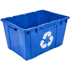 Blue 25" x 17" x 14" Mobius Loop Recycling Container by FarrellPack