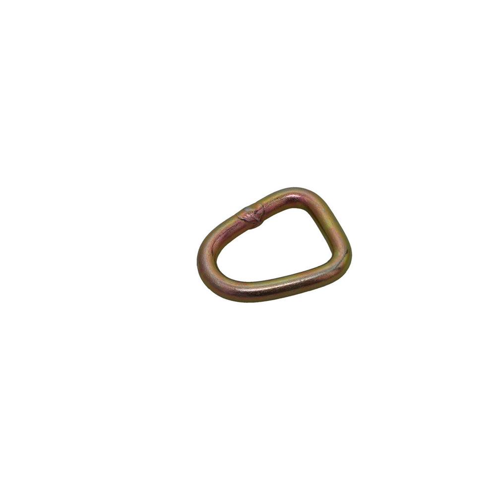 Kinedyne 1" D-Ring zinc-plated heat-treated carbon steel end fitting for 1-inch webbing by Kinedyne