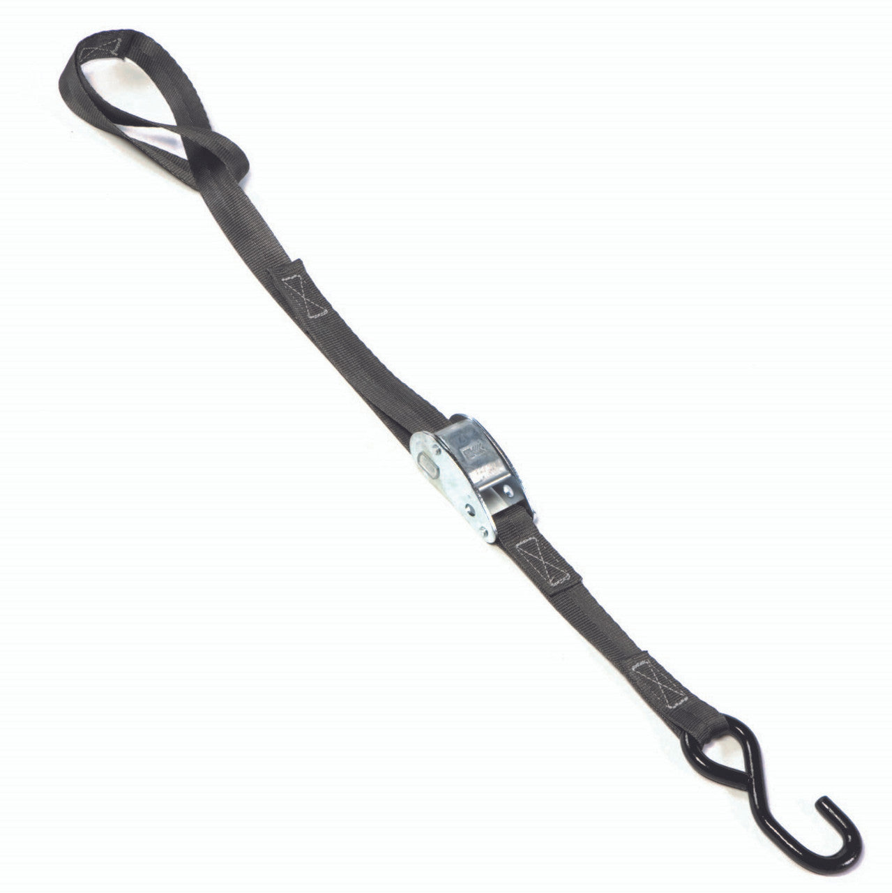 Kinedyne 1" by 55" S Hook and Sewn Loop Cam Buckle Boat Safety Strap by Kinedyne, used for securing boat bows during transport