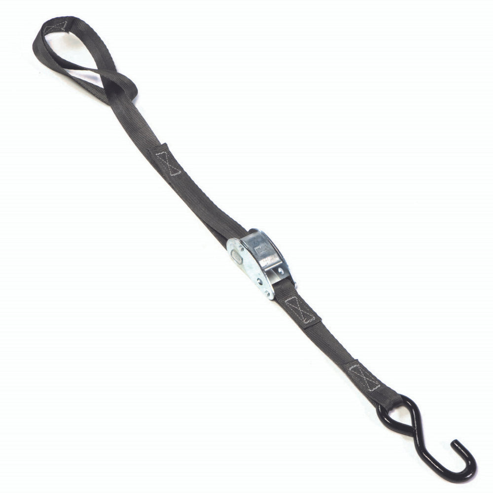Kinedyne 1" by 55" S Hook and Sewn Loop Cam Buckle Boat Safety Strap by Kinedyne, used for securing boat bows during transport