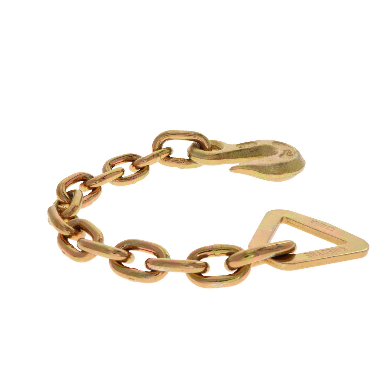 Kinedyne 2" Chain Anchor by Kinedyne, heat-treated grade 43 chain end fitting for 2-inch webbing, heavy cargo restraint