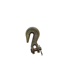 Kinedyne 1/4" High Test Grade 43 Clevis Grab Hook by Kinedyne, forged carbon steel with clear zinc finish