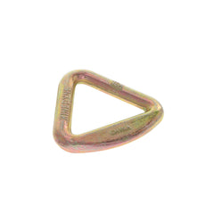 Kinedyne 3" Delta Ring by Kinedyne, heavy-duty zinc-plated heat-treated carbon steel end fitting for 3-inch webbing and ratchet straps