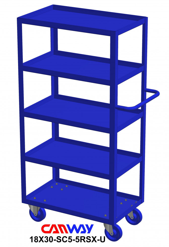 Service Cart Five Shelf