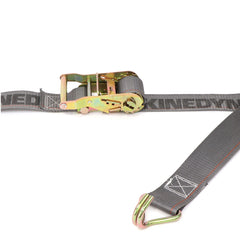 Kinedyne 2" by 16' Narrow Wire Hook Logistic Ratchet Strap by Kinedyne, industrial tie-down strap for cargo securement