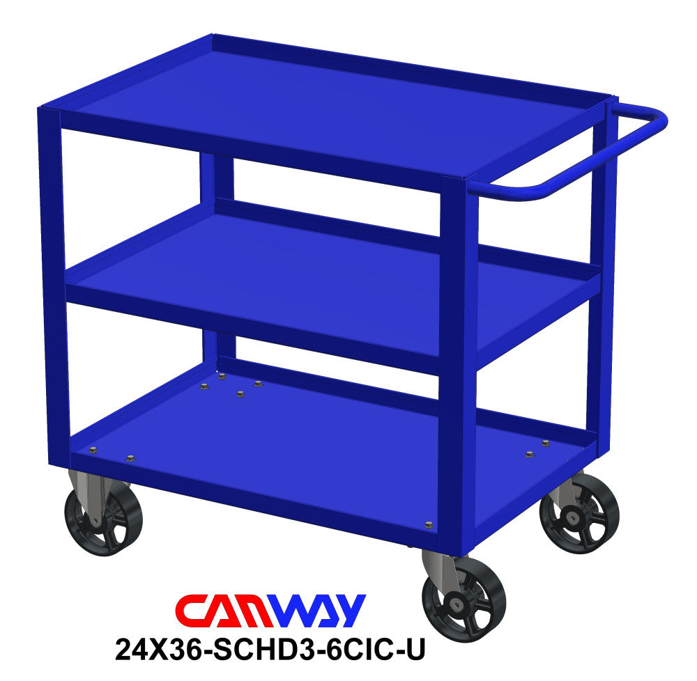 Service Cart Extra Heavy Duty Three Shelf