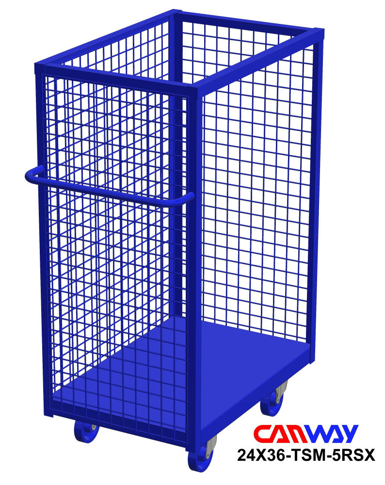 Three Sided Mesh Box Cart