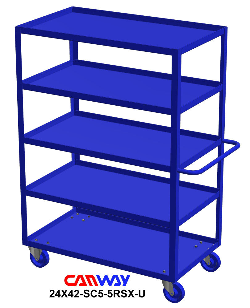 Service Cart Five Shelf