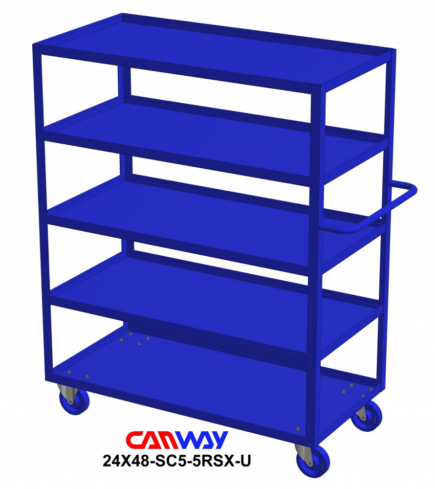 Service Cart Five Shelf