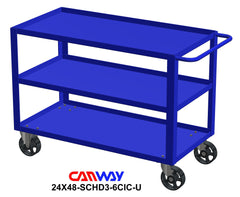 Service Cart Extra Heavy Duty Three Shelf