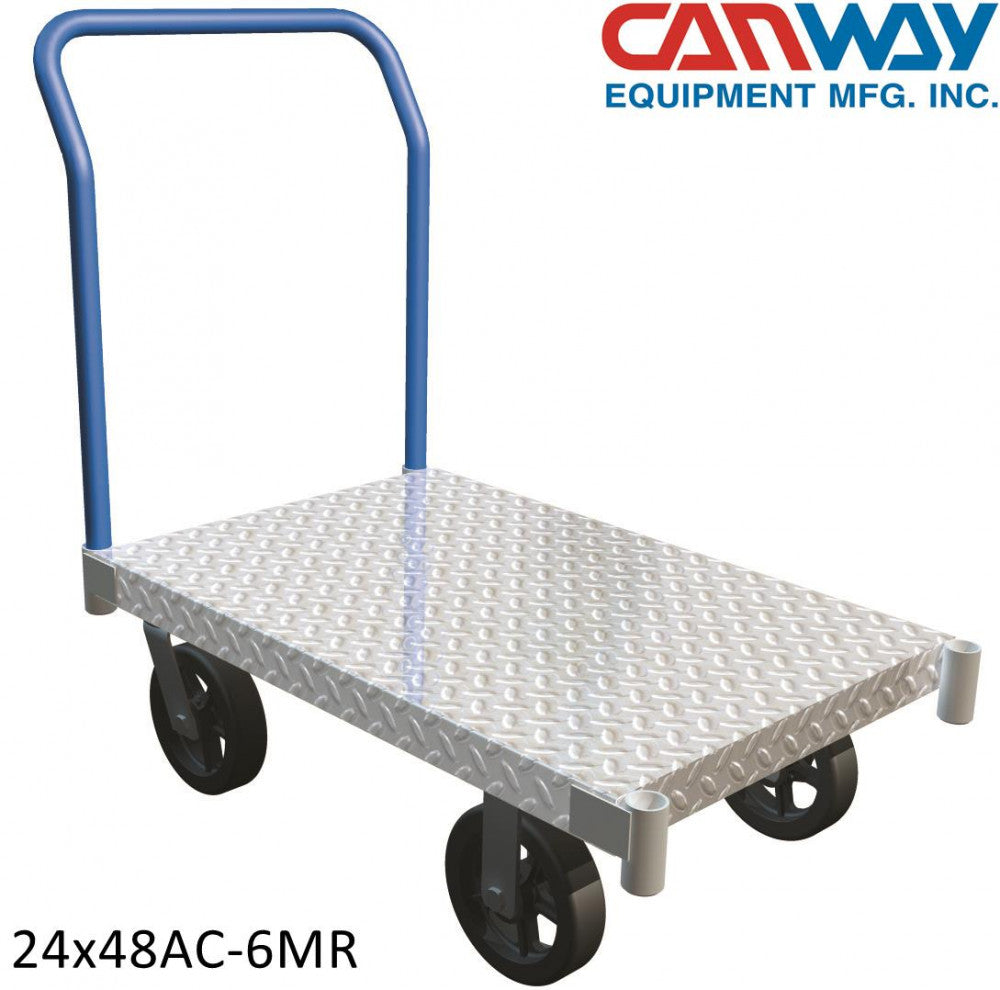 Aluminum Checkerplate Deck Platform Truck