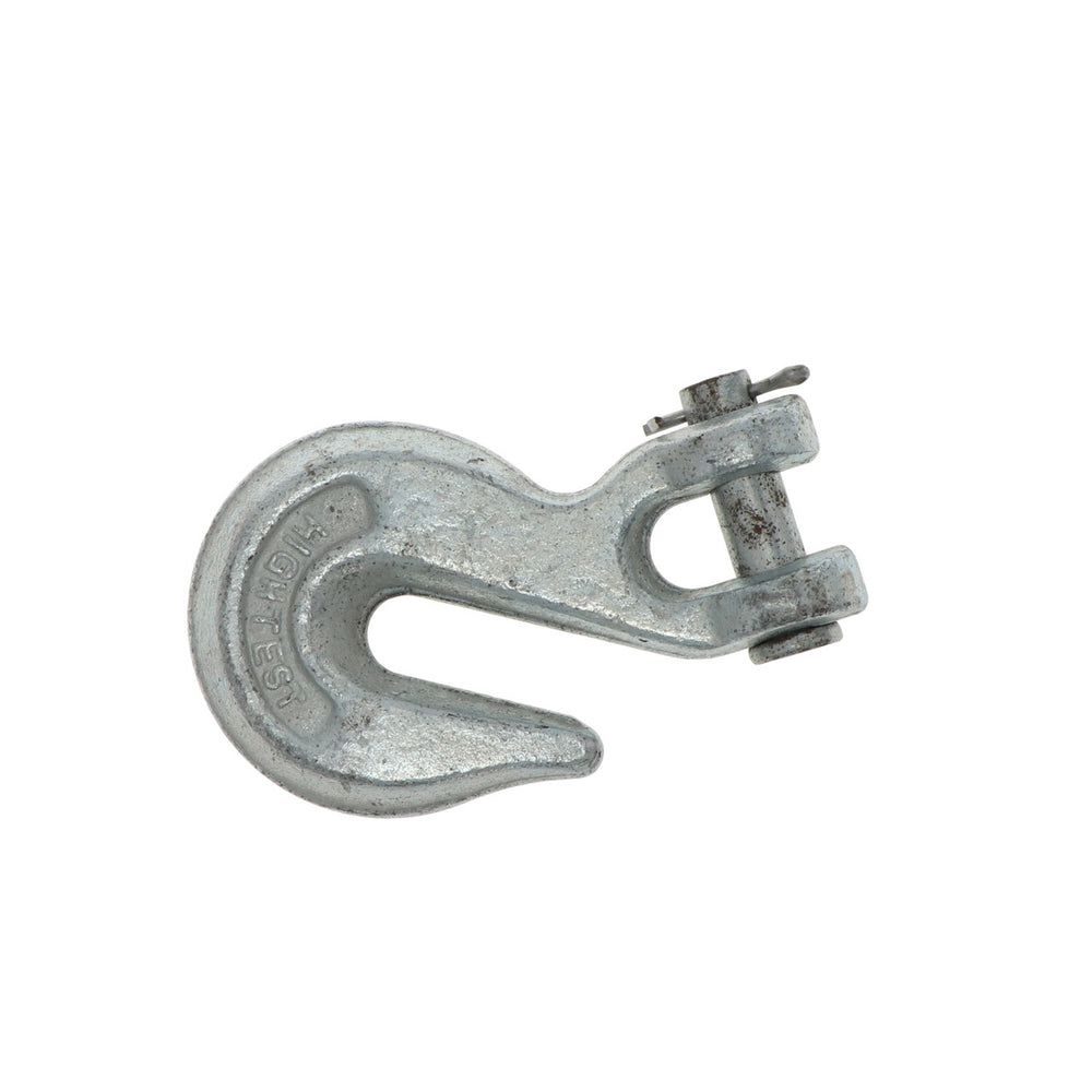 Kinedyne 1/2" High Test Grade 43 Clevis Grab Hook by Kinedyne, forged carbon steel, zinc-plated, 9,200 lb capacity