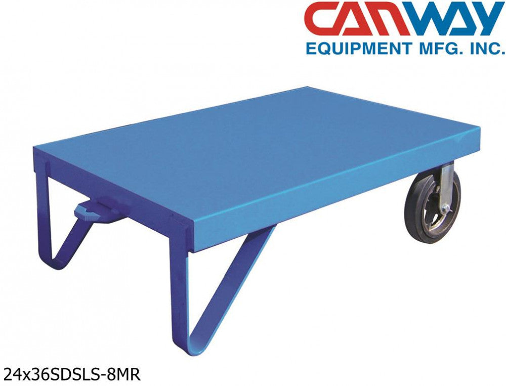 Wood Deck Semi Live Skid Platform Truck