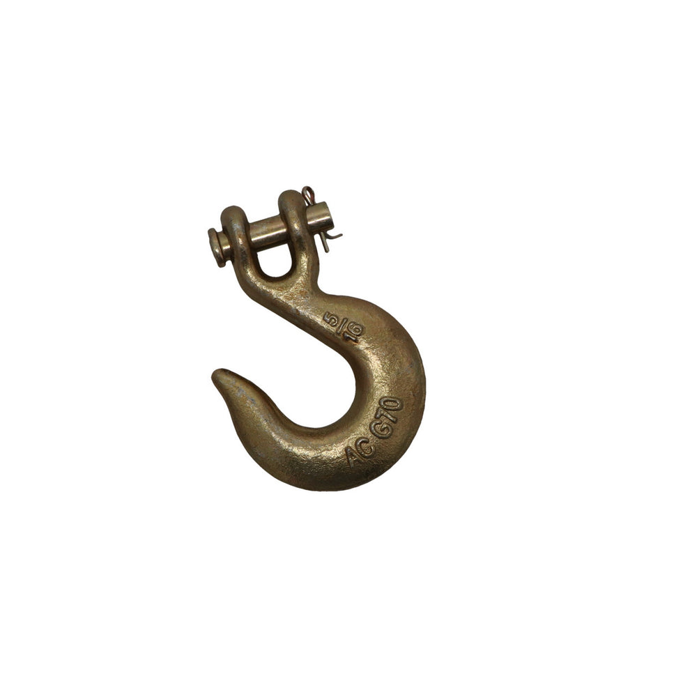 Kinedyne 5/16" Transport Grade 70 Slip Hook by Kinedyne, forged alloy steel slip hook with zinc plated finish for transport tie-downs