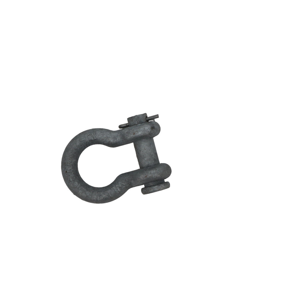 Kinedyne 1/2" Transport Grade 70 Anchor Shackle w/ Clevis Round Pin by Kinedyne, forged carbon steel, galvanized finish