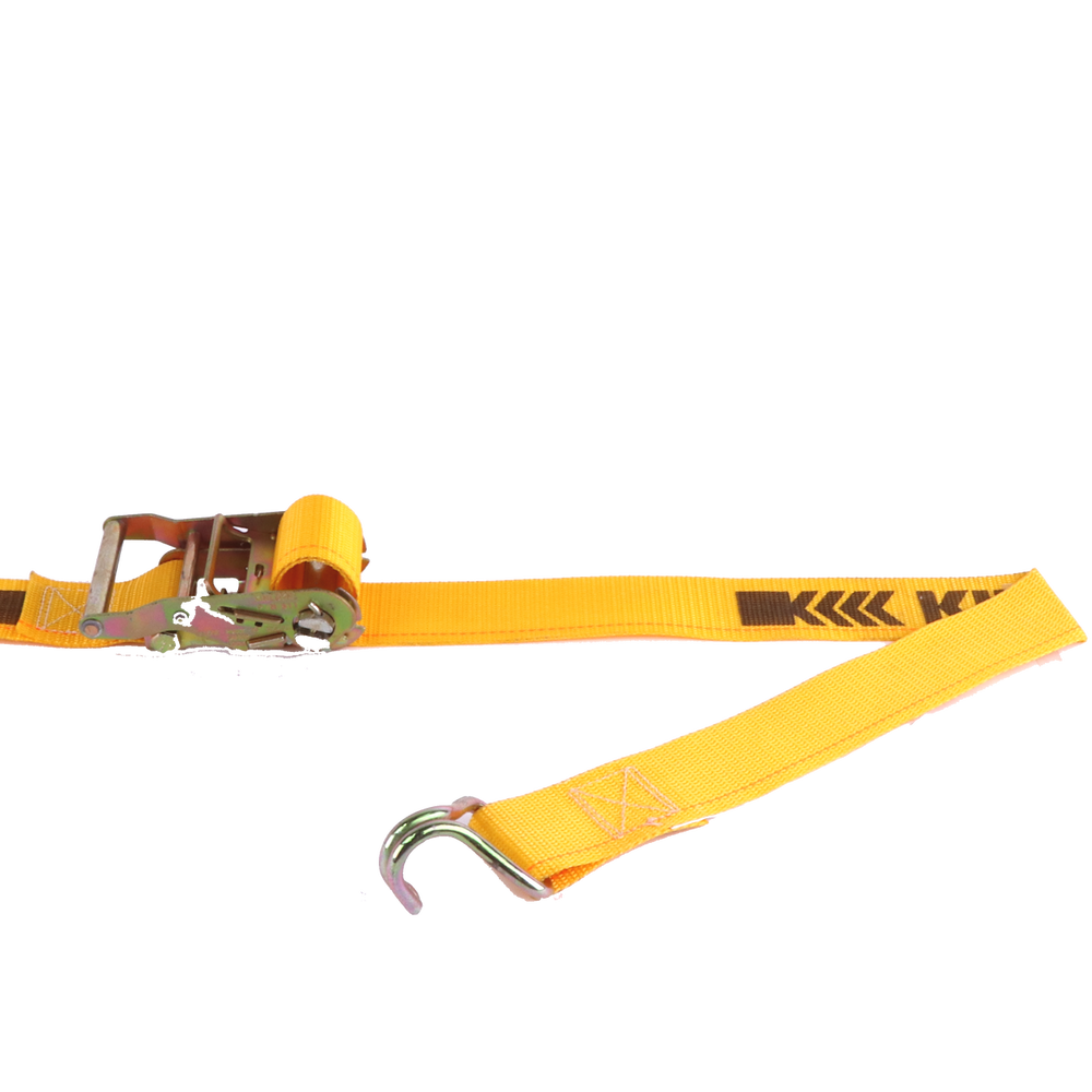 Kinedyne 2 inch by 12 foot Narrow Wire Hook Logistic Ratchet Strap by Kinedyne for industrial load securement