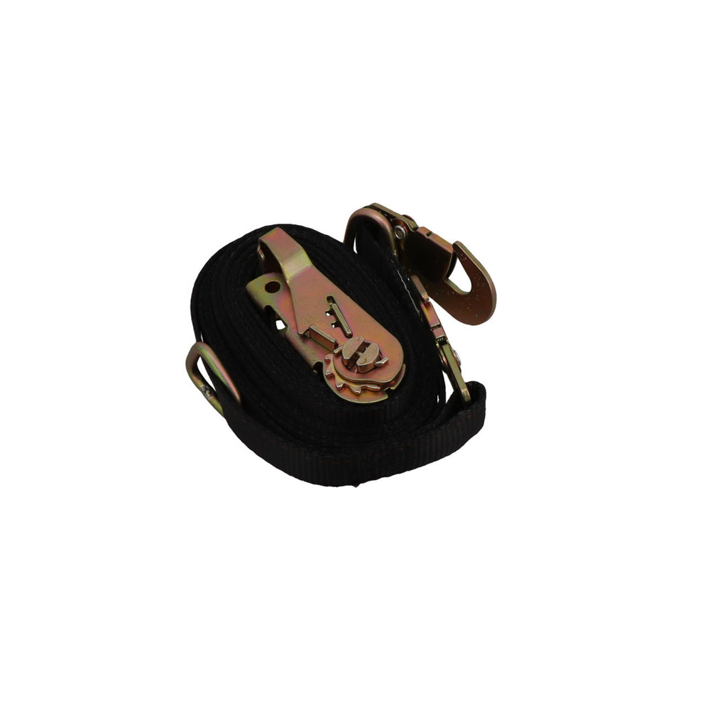 Kinedyne 1" by 14' Gunwale Snap Hook Ratchet Boat Safety Strap by Kinedyne, over-the-top boat tie-down with ratchet and snap hooks