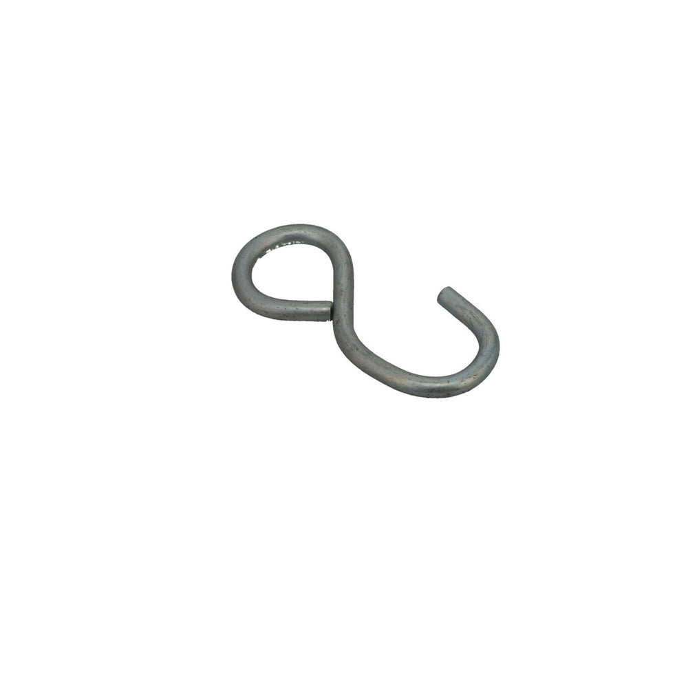 Kinedyne 1" Zinc Plated S Hook by Kinedyne, zinc plated carbon steel S hook for cargo securement and tie-downs.
