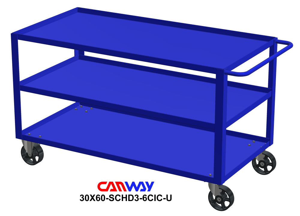 Service Cart Extra Heavy Duty Three Shelf