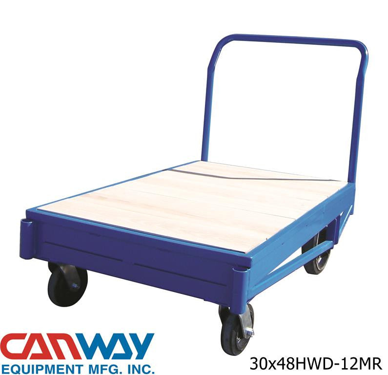 Heavy Duty Wood Deck Platform Truck