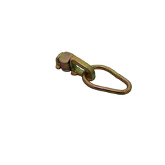 Kinedyne Series L Heavy-Duty Triple Stud Securement Point Fitting w/ Pear Ring by Kinedyne, zinc plated carbon steel anchor point
