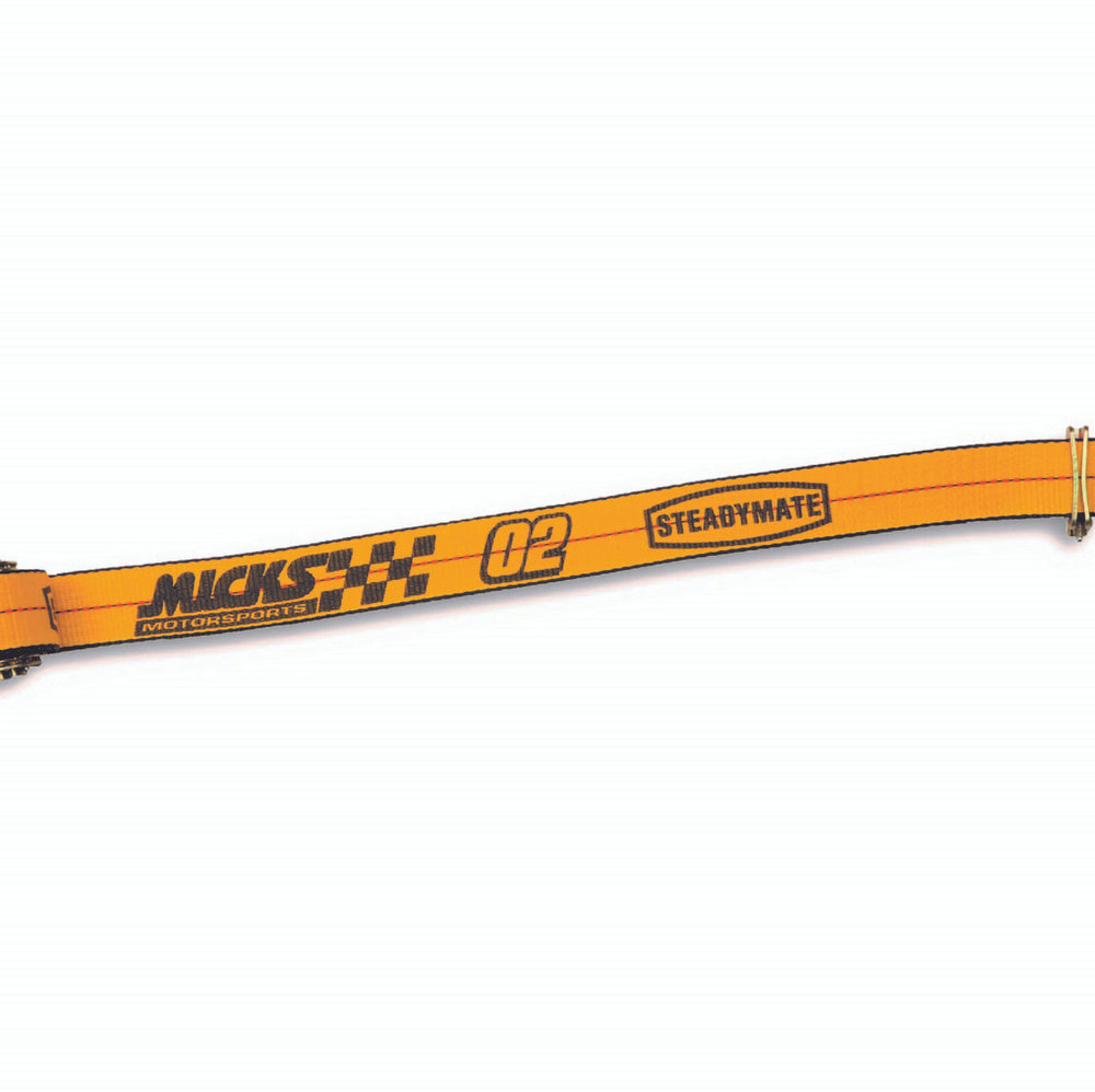 Kinedyne 13" - 22" E/A Ratchet Tire Net by Kinedyne showing ratchet, webbing, and Series E/A fittings for vehicle securement