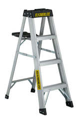FEATHERLITE 3404 4′ EXTRA-HEAVY DUTY ALUMINUM STEPLADDER