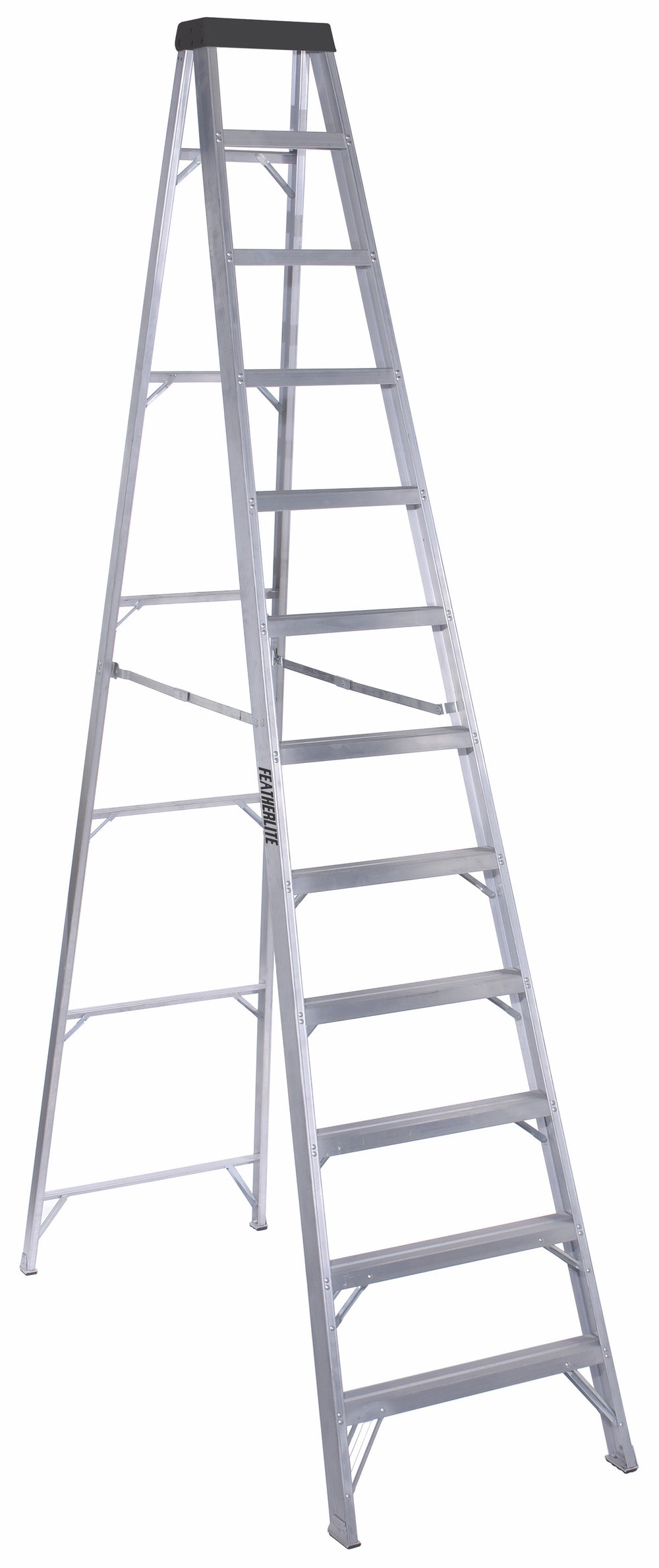 FEATHERLITE 3412 12′ EXTRA-HEAVY DUTY ALUMINUM STEPLADDER