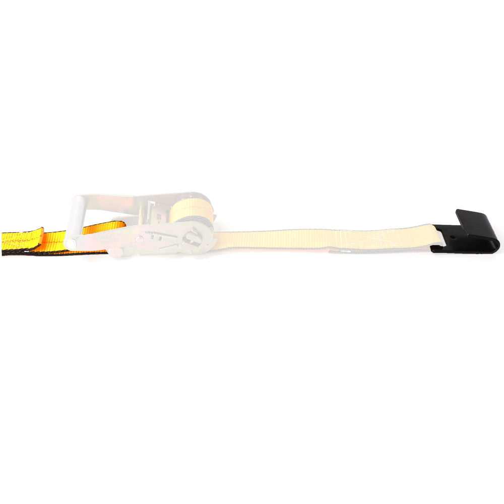 Kinedyne 2" Flat Hook Ratchet Strap Replacement Fixed End by Kinedyne showing 18-inch webbing and 1015 flat hook